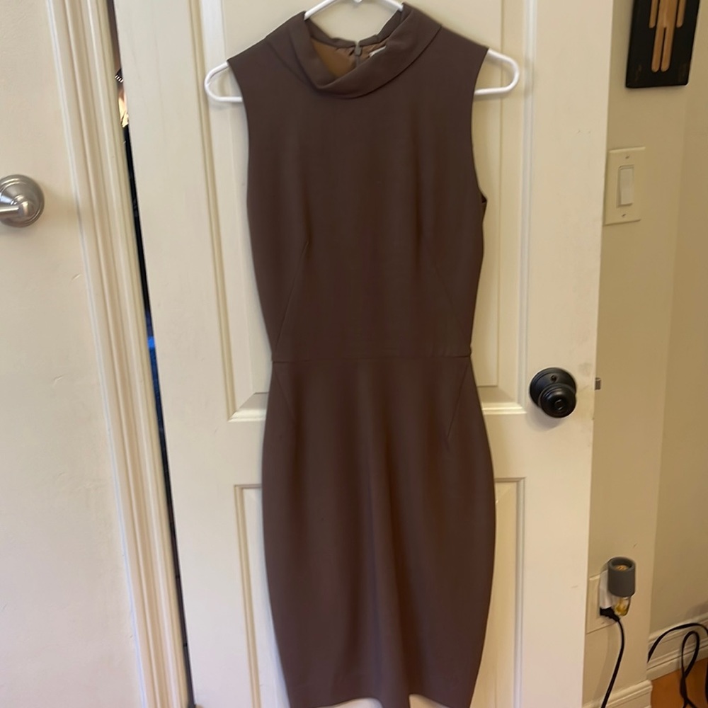 L’agance brown dress